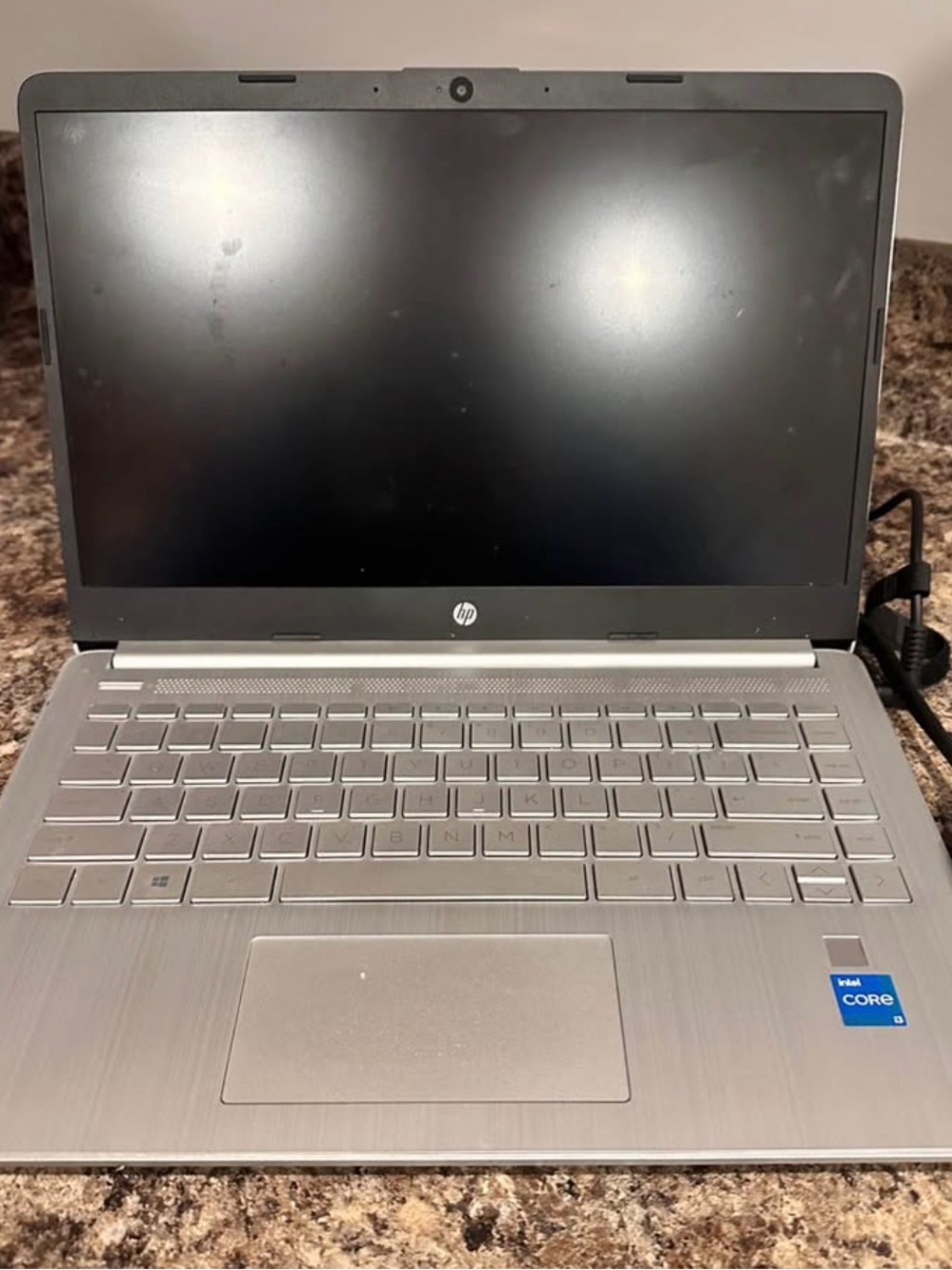 HP 14” Laptop Intel Core i3 4GB RAM 128GB SSD Windows 11 + Charger
